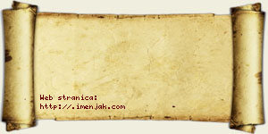 Kokan Debeljak vizit kartica